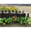 Fleurs artificielles multi-espèces réalistes pour l'extérieur et l'intérieur, 9 tiges-1827531613