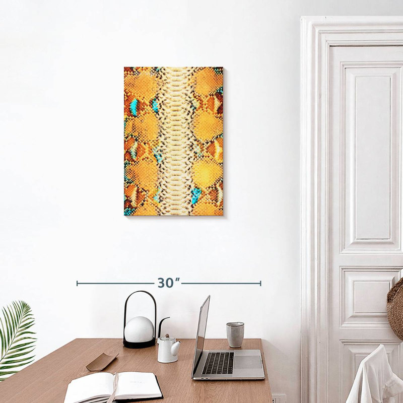 Brampt Python Snake Skin, 24" H x 16" W