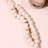 Beige Wooden Bead Curtain Tieback