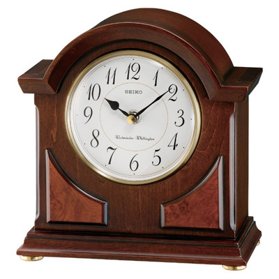 Seiko QXJ012BLH Mantel-Chime, Quartz, Brown