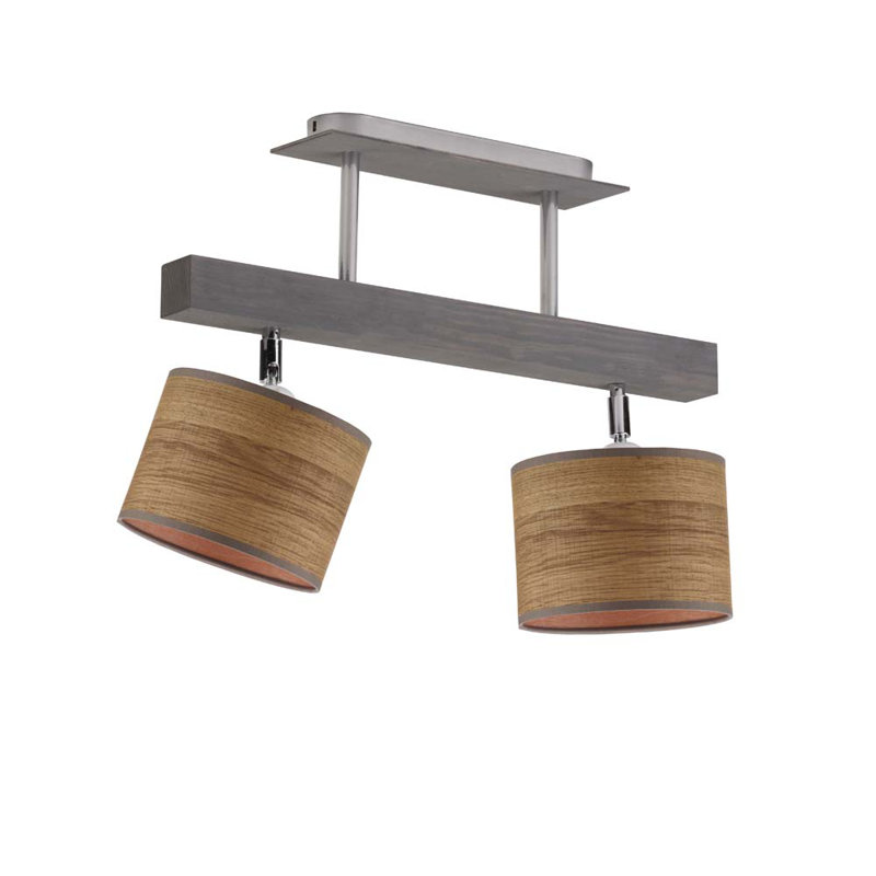 Gurges 47cm 2 -Light Track Kit, Walnut