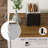 Buffet Cabinet Storage With 2 Drawers, Cabinets, 4 Doors, Adjustable Shelves, White Sideboard White, Wood Grain Tabletop