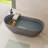 63" Luxury Engineered Solid Surface Bathtub With Overflow & Pop-Up Drain