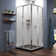Cornerview 42" W x 42" D x 74.75" H Framed Square Sliding Shower Enclosure with Base Included