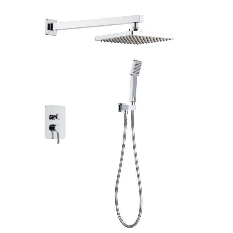 Système de douche mural 8 po Chrome