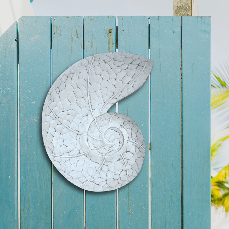 Maughan Handmade Coastal Landscape & Nature Wall Decor on Solid Wood, White