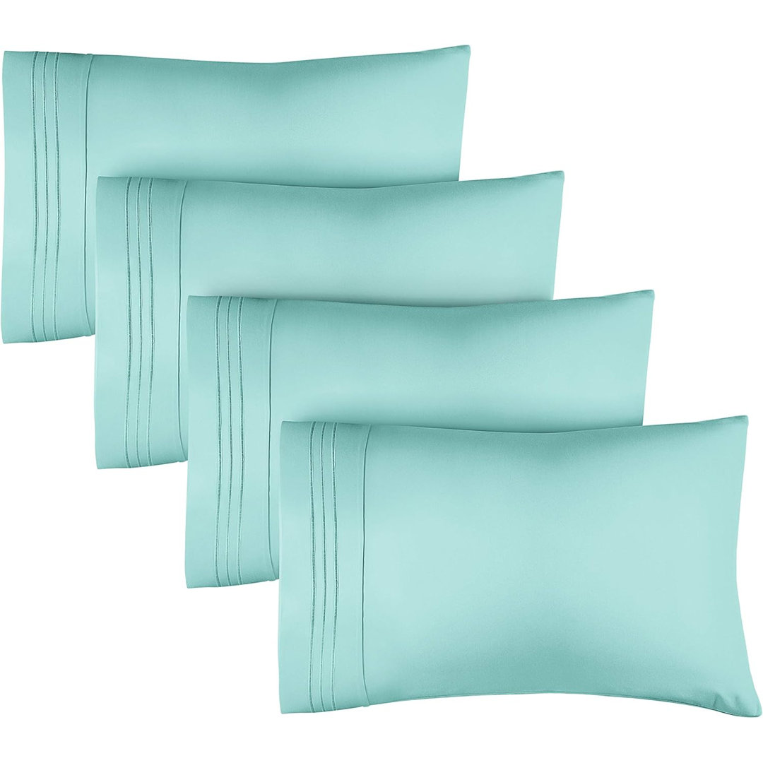Soft Double Brushed Soft & Cooling Pillowcase - Set of 4 CGK Linens 