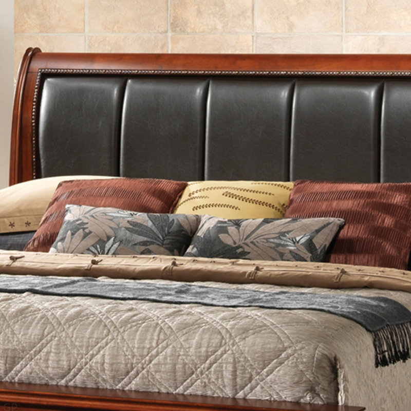 Lit double avec rangement Lavita G8850C-FB3, chêne, Double, Chêne