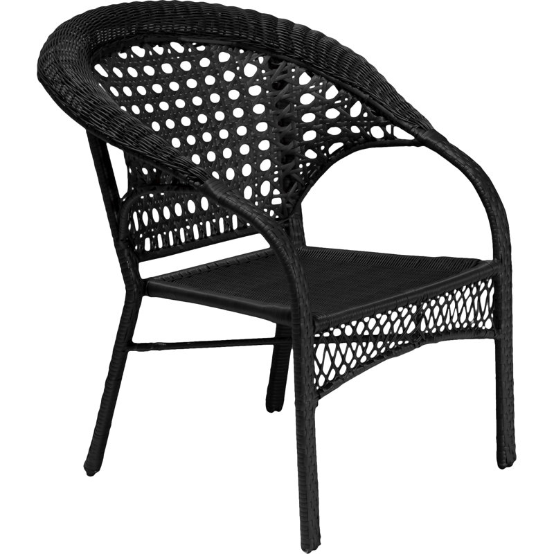 Fauteuils empilables Palmyra, Brun
