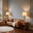 26" Farmhouse Tree Branch Table Lamp set with Touch 3-Way Dimming & Dual USB(set of 2)