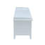 Banc en rotin et blanc avec rangement Flavius