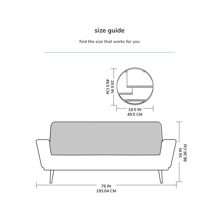 Aberdeen 3 Piece Circle Accent Shelf