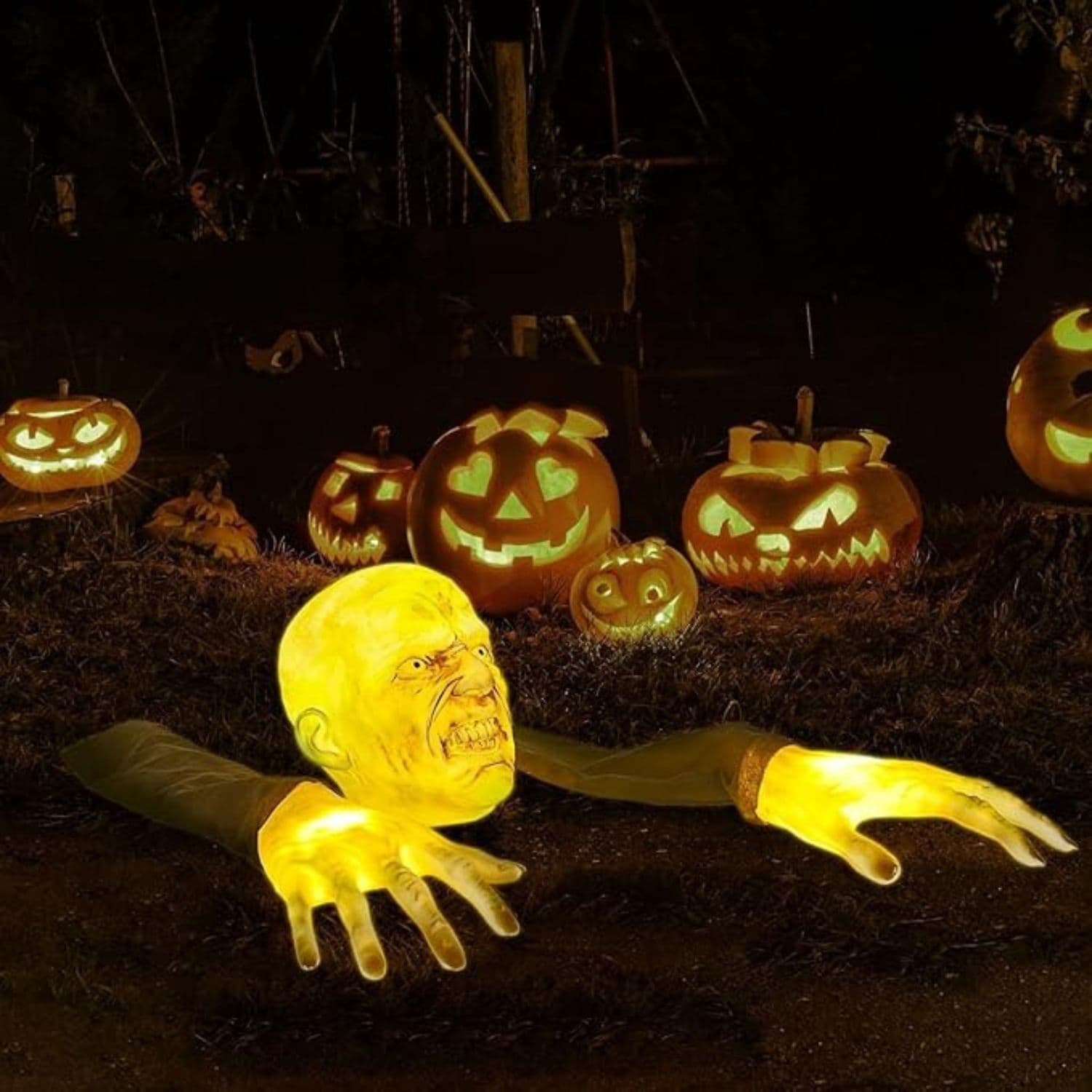 The Holiday Aisle® Outdoor Lighted Zombie Groundbreaker Wayfair