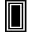 Tapis noir / blanc à motif géométrique Kibbe-667721748