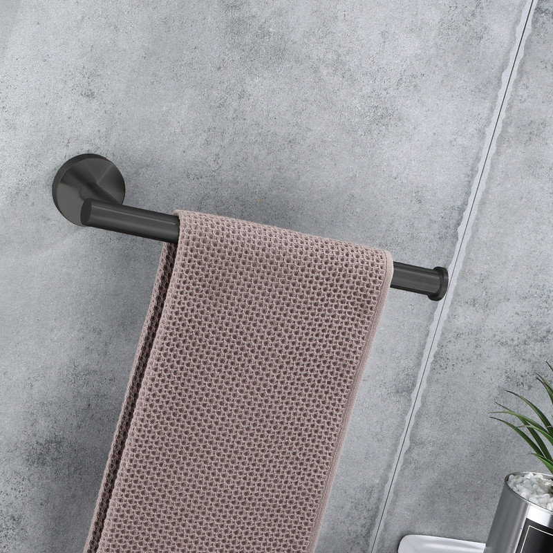 Ensemble de quincaillerie de salle de bain 4 pièces, Noir mat