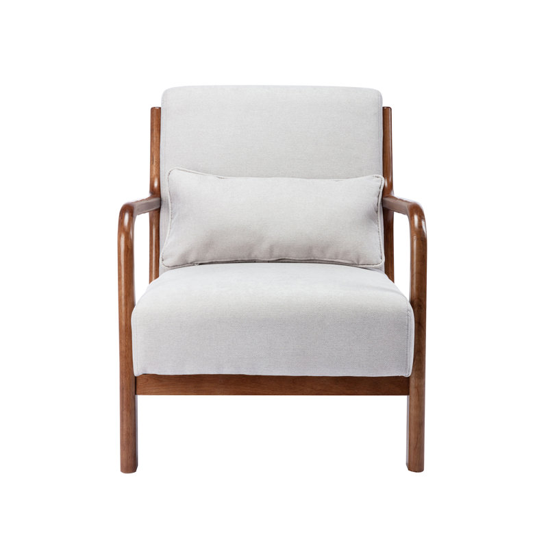Upholstered Armchair, Grey