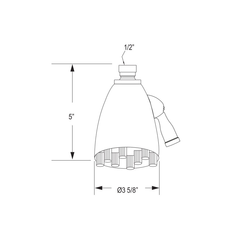 Calliano 4" Multi-Function Showerhead, Satin Nickel