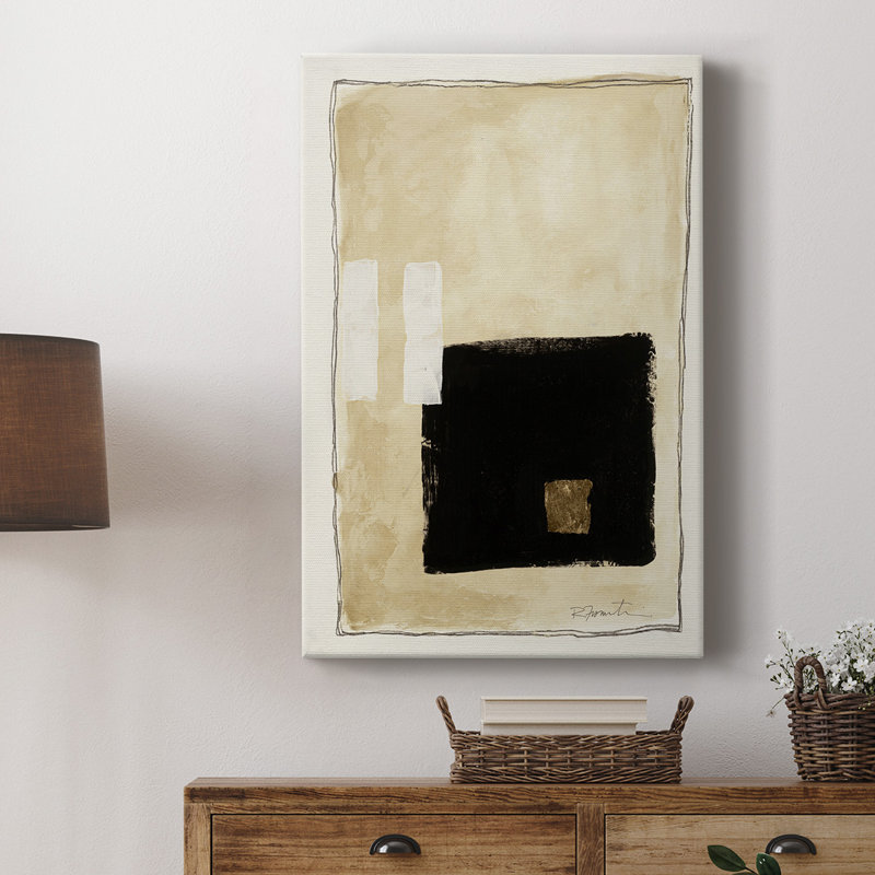 Inner Musing I, toile tendue avec châssis de qualité supérieure - prête à être accrochée, H 27 po x l 18 po x P 1 po