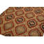 Tapis rouge / brun en laine noué à la main à motif géométrique 8 pi 10 po x 11 pi 9 po Fairborn