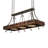 Steamboat Rectangle Chandelier Pot Rack