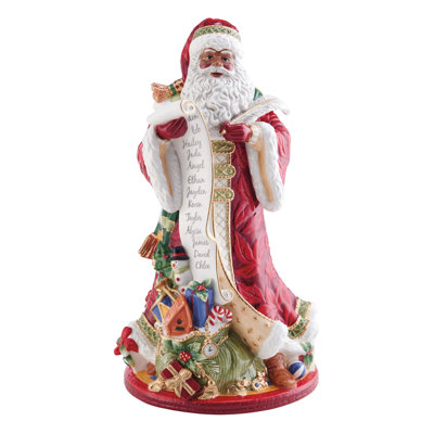 Figurine de père Noël Fitz And Floyd