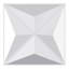Panneau mural 3D 11,8 "x 11,8" en blanc (paquet de 12)
