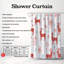 Rideau de douche Retro Cheer-1646783597