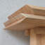 Console minimaliste en bois massif de style nordique-377029051