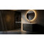 Meuble-lavabo mural Mid-Century moderne avec tiroirs à fermeture en douceur et lavabo en céramique-1816797812
