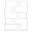 Petula Five-Tier Geometric Bookcase-15047632