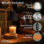 Lampe chauffe-bougie Katziela Pet Welcome Noir