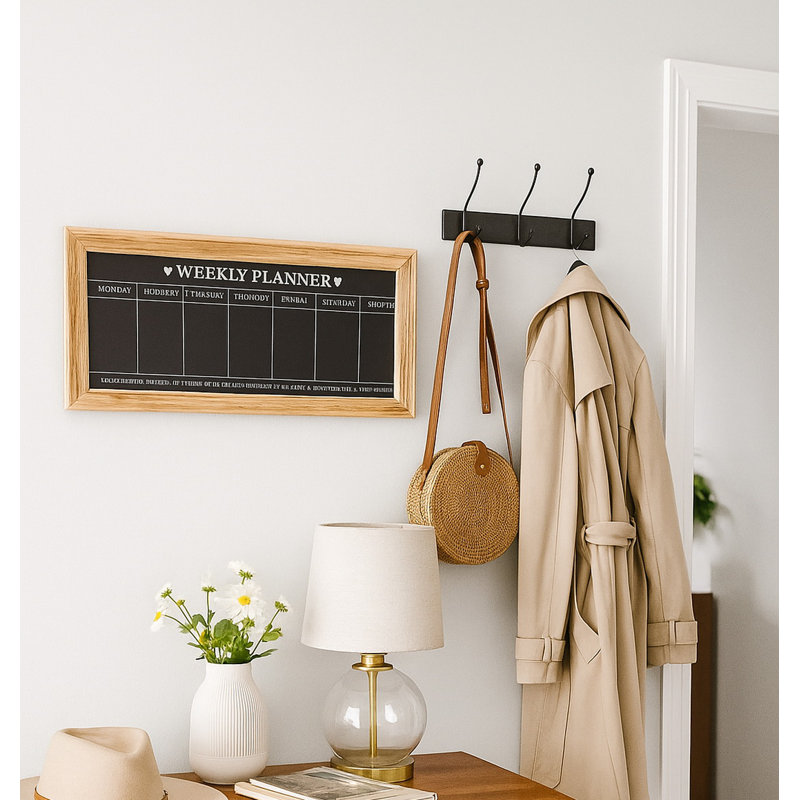 Magnetic Chalkboard Bulletin Board