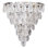 Lustre en cristal de roche à fixation encastrée Organic
