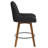 26" Swivel Bar Stool With Pocket Spring Seat & Solid Wood Base-1031658705