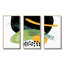 Minimal Retro Abstracts I - ensemble d'art moderne sur toile encadrée moderne de 3-385563247-385563243