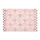 Lattice & Dot Bath Rug