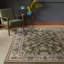 Tapis brun à motif floral Sevanna-1570824109