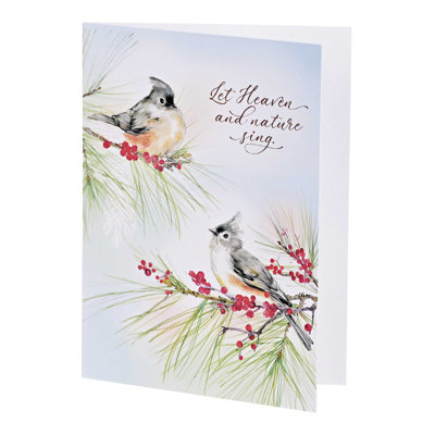 Card Set Christmas Let Heaven And Nature