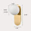Applique murale globe Khaza-298370895