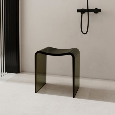 15.7'' Solid Surface Shower Bench Stool