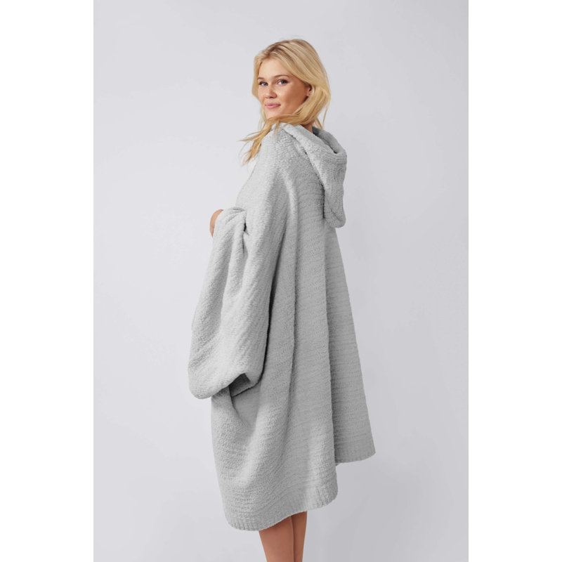 Snug Throw Blanket, Cloud Gray
