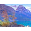 Autumn Colors On St. Mary's Lake Print by Bruce Heinemann-64401631