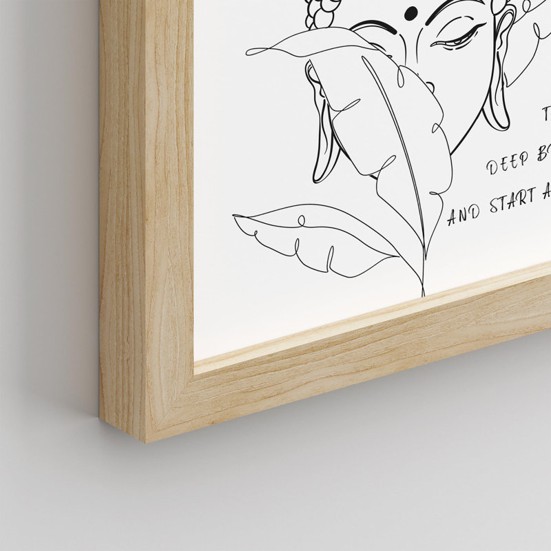 "Affiche de feuille de bananier tropical" sur papier, Naturel, H 16 po x l 12 po