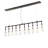 10 - Light Wrought Iron Kitchen Island Pendant