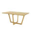Natonya Oak Solid Wood Base Dining Table-111176582-111176576