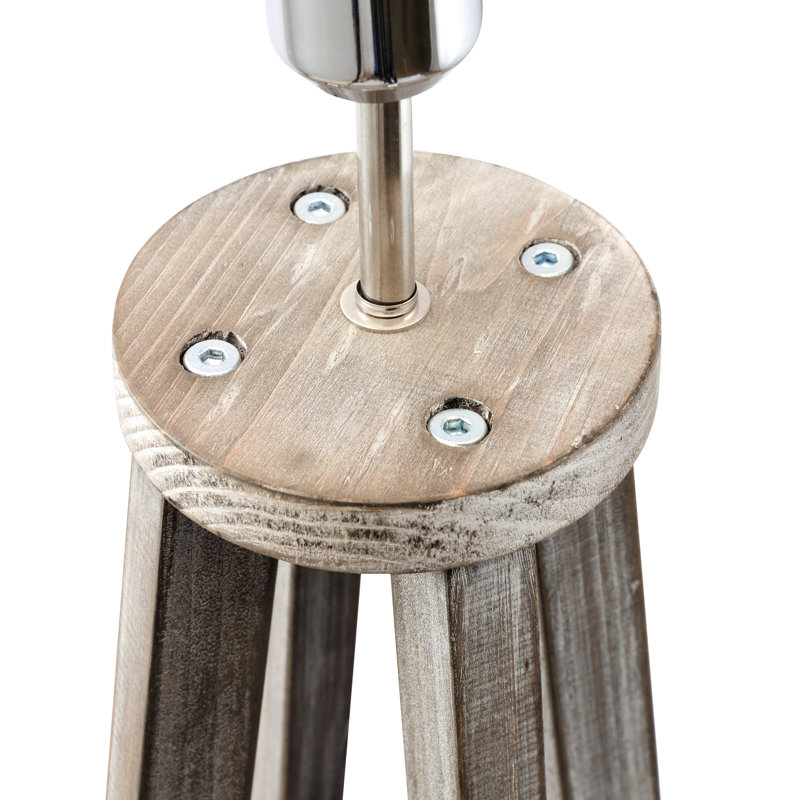 Dzifa 136cm Tripod Floor Lamp, Grey