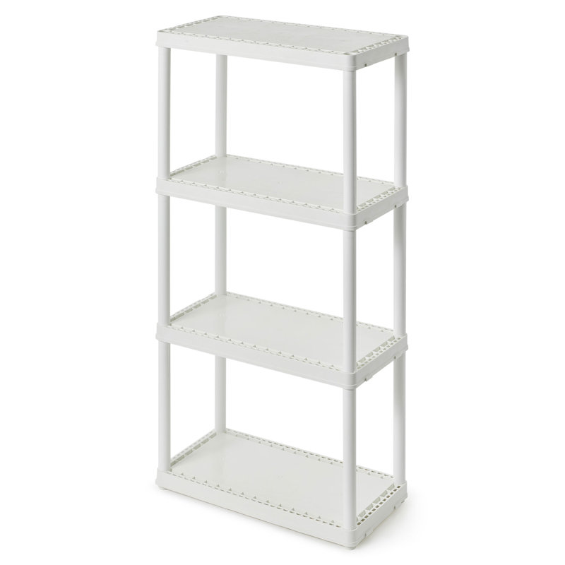 White 4-Shelf Kids Storage Organizer
