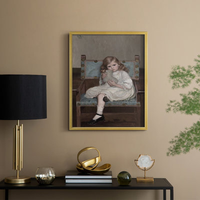 Reproduction encadrée vintage XLV - bois massif