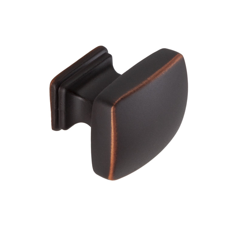 Grayson 1-1/4" Oil Rubbed Bronze Rectangle Knob Multipack, Oil Rubbed Bronze