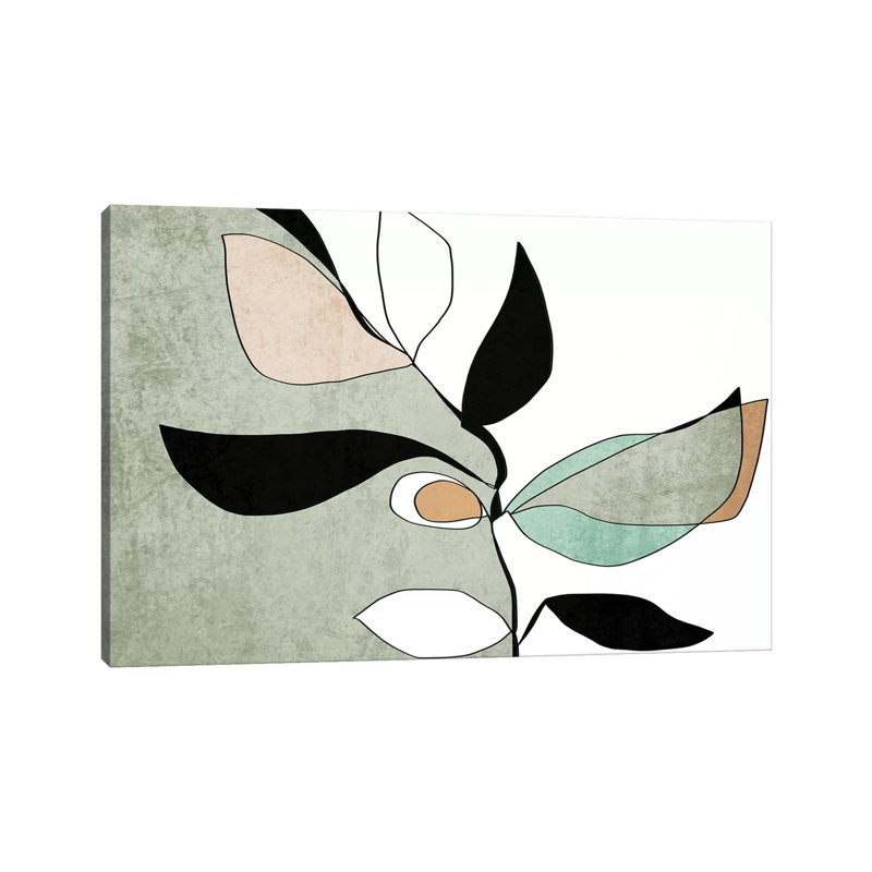 Abstract Bloom II-V by Irena Orlov - Wrapped Canvas Painting, 20.32 cm H x 30.48 cm W